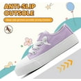 thumbnail image 3 of Toddler Sneakers for Girls Boys, Kids Canvas Fashion Shoes Elastic Straps Laces Slip On Lightweight Comfortable Low Top Classic Casual Walking Shoes, 3 of 6