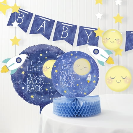 To the Moon and Back Baby  Shower Decorations  Kit Walmart  com