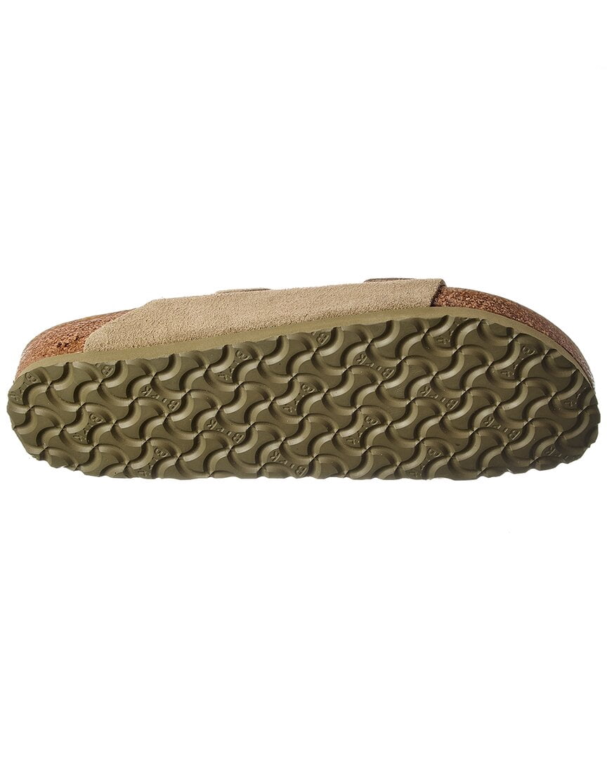 Birkenstock Arizona BS Narrow Suede Sandal, 43, Green