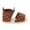 Brown, variant on Baby Star Print Toddler Sandals Breathable Sweat Proof Soft Sole Non Slip Summer First Walker Shoes, Black