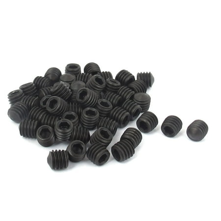 

Unique Bargains M6x6mm 12.9 Alloy Steel Hex Socket Set Cone Point Grub Screws 50pcs