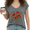 Dark Gray, variant on Women's Rose Red Romantic Red Poppy Bouquet Print S-5XL V-Neck Sleeveless T-Shirt Sweet Weekend Tank Top