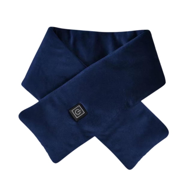 Bufanda calefactable, suave y cálida, para calentar el cuello, para viajar, hacer senderismo, esquiar y caminar al aire libre Azul