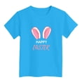 thumbnail image 4 of Tanghaowl Easter Shirts for Boys Girls Easter Children's Cute Rabbit Easter Egg Casual T Shirt Ting Tops for Teen Girls, 4 of 4