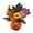 with Skull, variant on Tachiuwa Artificial Pumpkin Halloween Decoration Vegetable Fall Maple Leaves Bacca Flowers Foam Pumpkin for Home Mantel Dinner Porch with Witch Hat