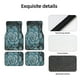 thumbnail image 4 of Fotbe Blue Color Cactus Juego de 4 Tapetes para Auto con Estampado – Alfombrillas de Goma Reforzada, Diseño Antideslizante, Protección para Todo el Año – Vehículos, Autos, Camionetas y SUVs, 4 of 7
