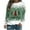 Green, variant on Tetras Womens Tops Dressy Casual Fall,Women's Winter Printed Loose T-Shirt,Long Sleeves Blouse,Round Neck Casual Tops