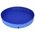 thumbnail image 3 of vidaXL Foldable Dog Swimming Pool Blue 200x30 cm PVC, 3 of 5