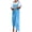 Sky Blue, variant on Lilgiuy Women's Casual Solid Color Cotton Linen Loose Straight Suspender Belt Pants One-piece Pants One-piece Pants Sky Blue 12(XXL) Fall Fashion for 2022 Spring Winter