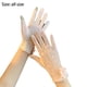 thumbnail image 2 of Guantes de seda de hielo para primavera y otoño, manoplas cortas de encaje con pantalla táctil para conducción fina de verano para mujer, 2 of 5