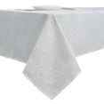thumbnail image 5 of Kate Aurora Shabby Chic Floral Fabric Tablecloth - White, 104 in. Long (8-10 Chairs), 5 of 5