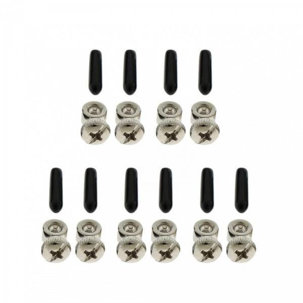 6x Accesorios de Componentes de Tapa de Extremo de Ajustador de Cable de Tornillo de Cuerda de Saltar de Velocidad Premium