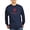 Navy, variant on CafePress - Delta Chi Vertical Red Logo Long Sleeve T Shirt - Long Sleeve Dark T-Shirt