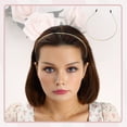 thumbnail image 2 of 6 Pcs Diademas de Tela Delgada con Diseño de Moda, Café, Negro, 4.72", 2 of 7