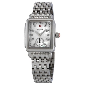 Michele Watch Deco Diamond Mother of Pearl Steel Women\'s Watch MWW06V000001 a82cd1d6-10e5-4e99-bd30-  main image 4