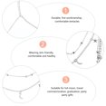 thumbnail image 2 of Luna cuelga collar estrella encanto gargantilla clavícula joyería aleación cuello colgante, 2 of 5