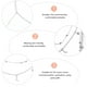 thumbnail image 2 of Luna cuelga collar estrella encanto gargantilla clavícula joyería aleación cuello colgante, 2 of 6