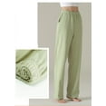thumbnail image 5 of yillto Women's Cotton Pajama Pants Elastic Waist Loungewear Nightwaer Loose comfy pant with Pockets, 5 of 7