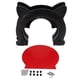 thumbnail image 5 of Puerta para gatos con aguja interior de acero inoxidable pase para mascotas grande ANGGREK Otros, 5 of 8