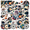 1A, variant on Vintage Space Astronaut Stickers, Waterproof Space Astronaut Sticker for Water Bottle Laptop Phone Cases Planner Skateboard Luggage Helmet Party Favor Decor, Ideal for Adults Teens Teacher Rewards