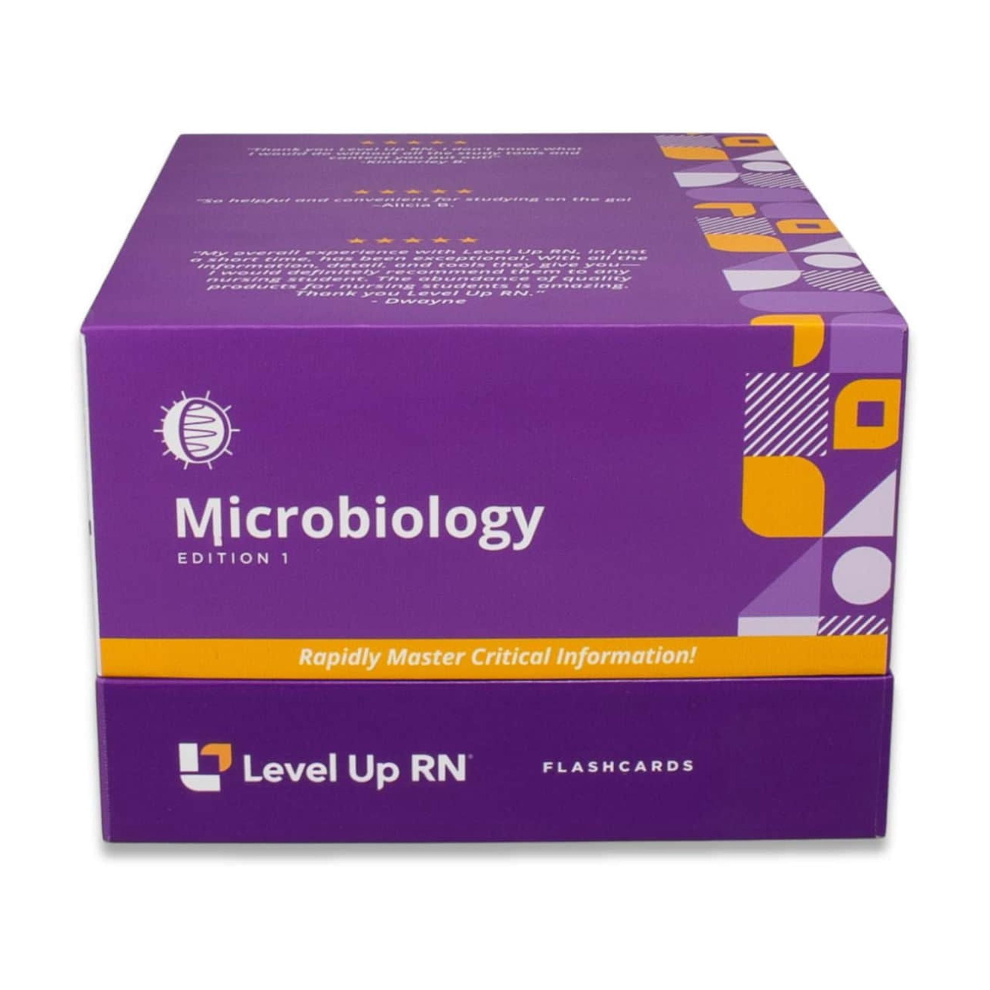 Level UP RN Microbiology LPN RN Flash Cards – Nursing School Essentials for Students (400 Cards)