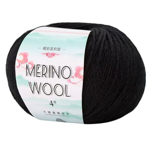 Soft Worsted Weight Yarn 134Yard/Roll Wool Yarn Hand Knitting Yarn 1.76oz/Roll For Knitting Rugs Sweaters Scarves
