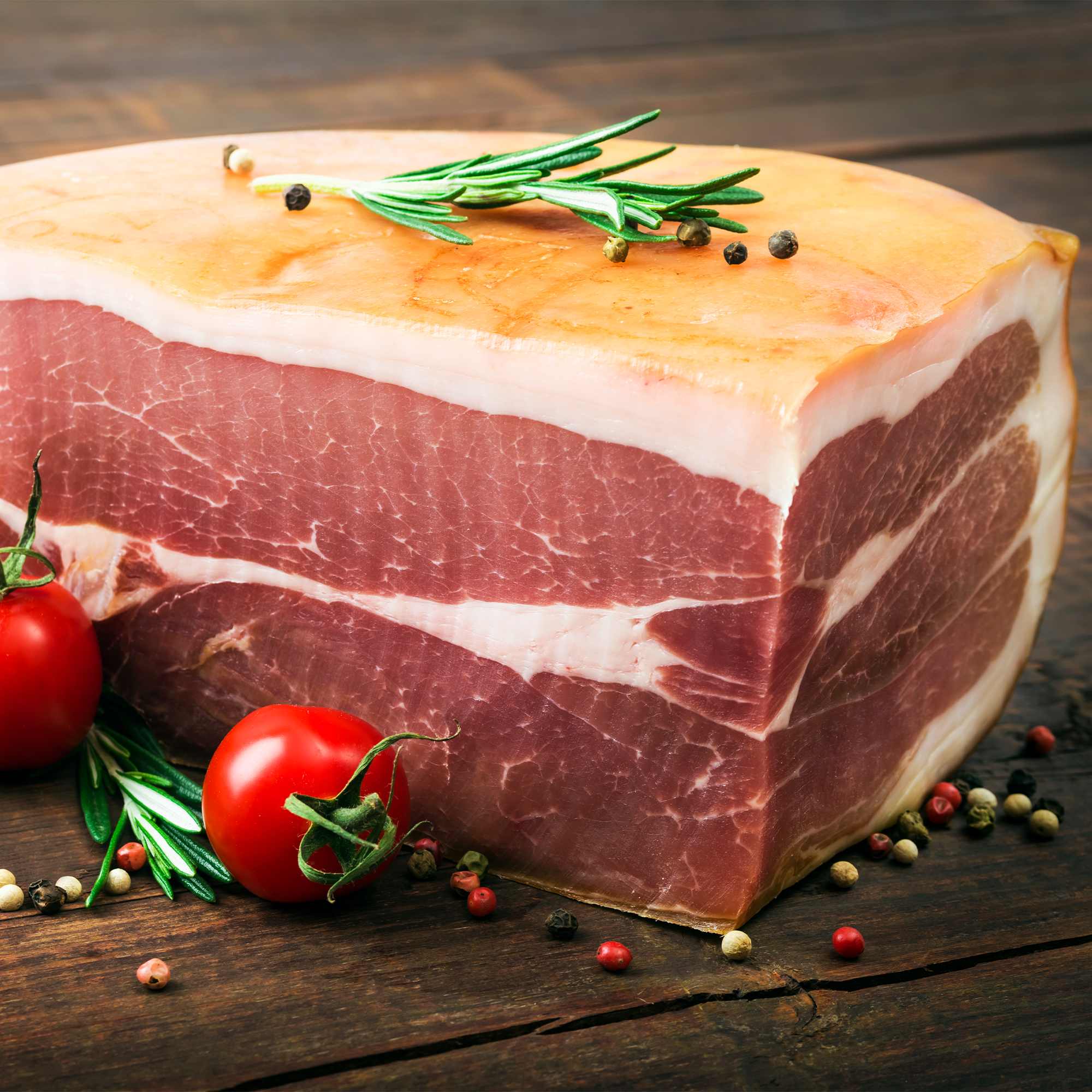 Jamonprive Spanish Serrano Ham Boneless+Ham Stand & Knife Serving Size 123g Protein per Serving 100g