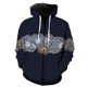 thumbnail image 1 of Sudadera con capucha y cremallera para hombre con diseño de hojas de plantas tropicales, estampado 3D, estilo hip hop, moda para adolescentes, estilo Harajuku, sudaderas de manga larga, ropa de calle, 1 of 6