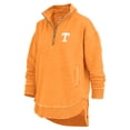 thumbnail image 2 of Women's Pressbox Tennessee Orange Tennessee Volunteers Northfork Sojourn Poncho Quarter-Zip Sweatshirt, 2 of 3