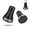 Black+Grey, variant on SupreGear 5/8" Anti-slip Rubber Walking Cane Tips, 2-Pack, Black