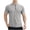 hgg072-Gray, variant on Yaoyar Men's Summer Relaxed Fit Solid Short Sleeve Standing Collar Zip Sport Moisture Wicking Quick Dry Tee