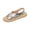 Silver, variant on Open Toe Beach Party Shoes, Womens Platform Wedge Sandals Open Toe Wide Width Orthopedic Shoes Buckle Ankle Strap Trendy Thick Soft Sole Non Slip Shoes Lightweight Casual Summer Sandals, Gold 8