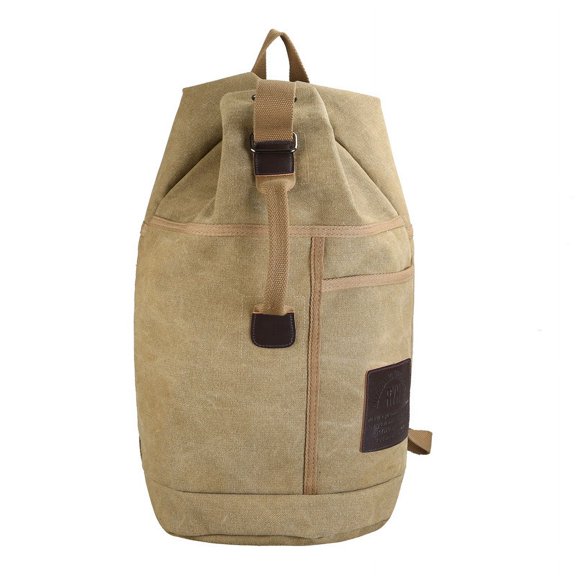 Large 40L Canvas Backpack, Vintage Waterproof Travel Rucksack for Men and Women 17 Inch Laptop