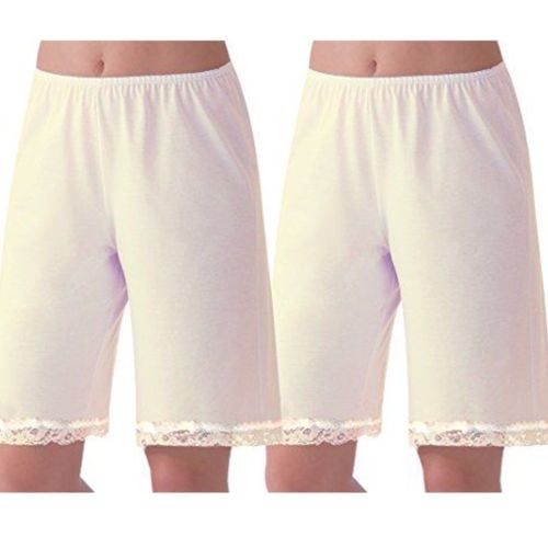 Sunisery Women Pajama Short Pants Lace Edge Bloomer Half Slip Shorts