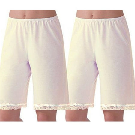 

Sunisery Women Pajama Short Pants Lace Edge Bloomer Half Slip Shorts Culotte