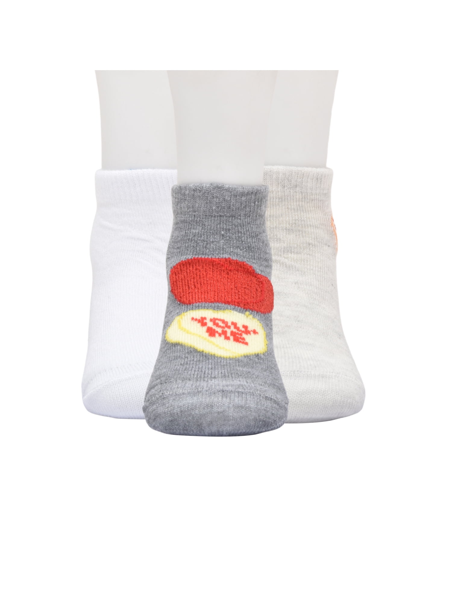 Sweethearts Unisex Toddler Ankle Valentines Socks, 3-pack, Sizes 12M-5T