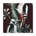 thumbnail image 2 of Downy Woodpecker Rococo - Canvas, 2 of 25
