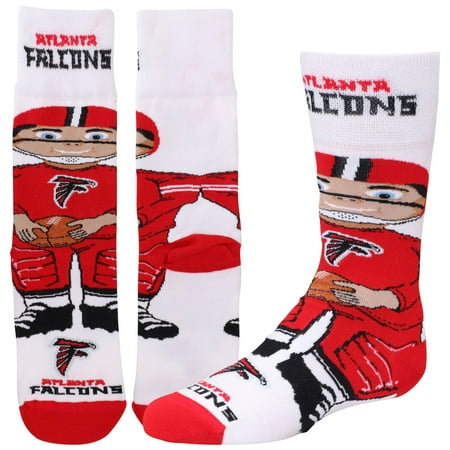 Atlanta Falcons For Bare Feet Youth Bobble Head Quarter-Length Socks