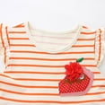 thumbnail image 4 of vigerkar Robe Sans Manches pour Tout-Petites Filles, Robe à Manches à Volants pour un Usage Quotidien Décontracté (Orange, 1-2 Ans), 4 of 9