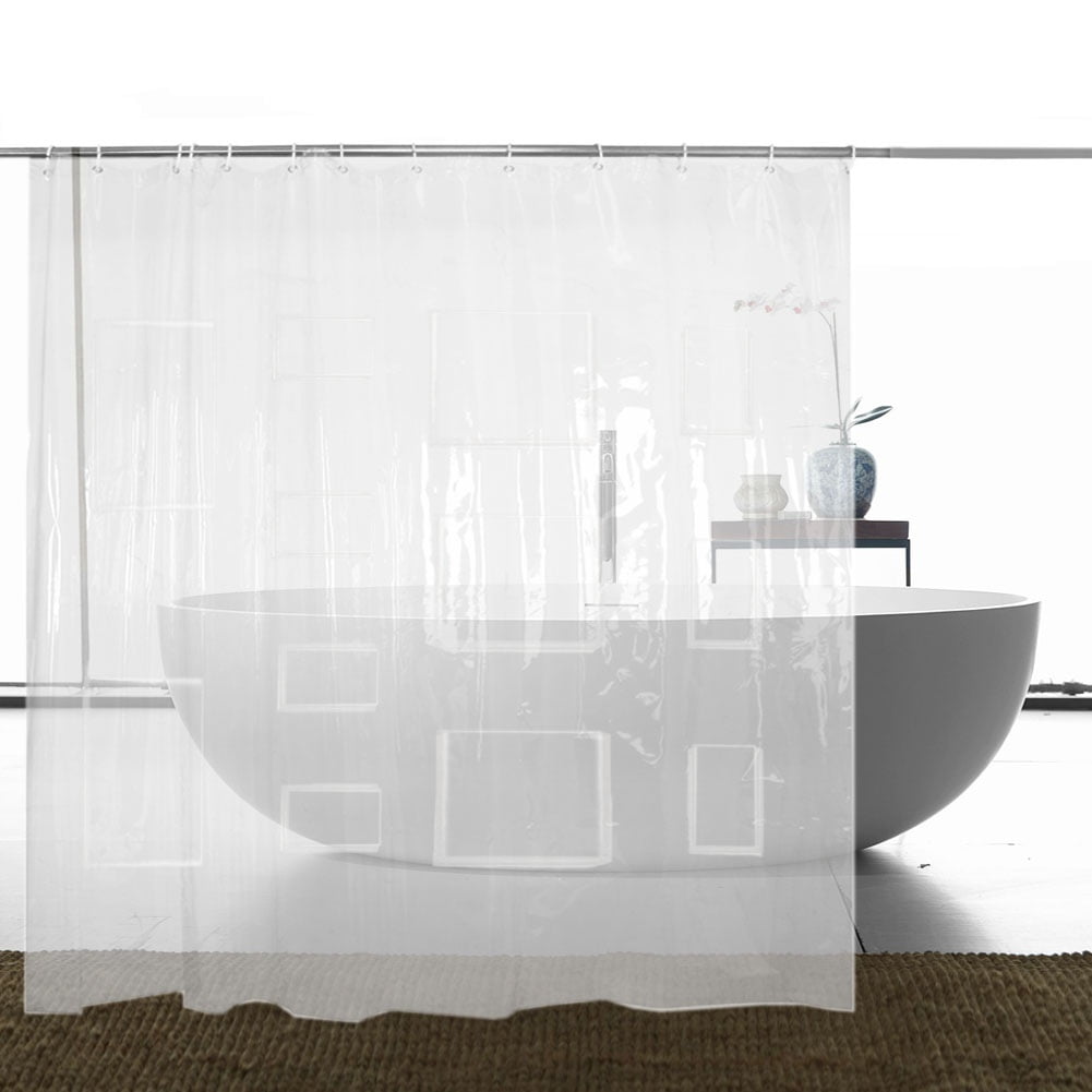 180 180cm Bathroom Mount Clear Shower, 180 X 70 Shower Curtain Liner