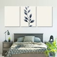 thumbnail image 6 of Framed 3 Piece Blue Eucalyptus Print Sets Wall Art Blue Wall Art Prints Botanical Print Modern Minimalist Artwork Wall Art Picture For Living Room Home Bedroom Gift Idea3 12*16inch*3pcs, 6 of 6