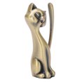 thumbnail image 4 of Estatua de Gato Organizador de Anillos ANGGREK Soporte de Anillo de Diseño de Dios de Gato Aleación de Zinc, 4 of 8