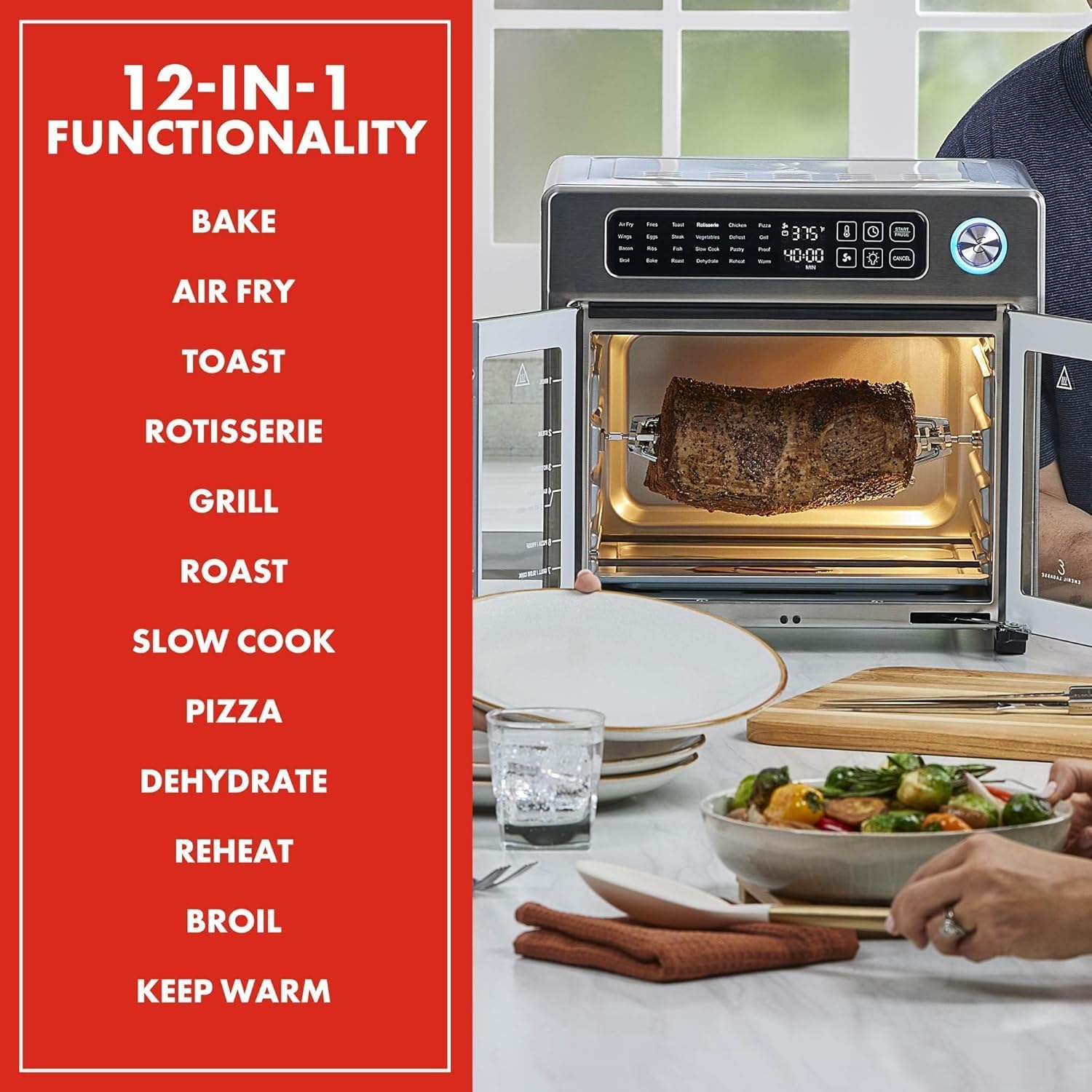 Emeril Lagasse French Door Air Fryer Oven, 26-Quart photo 8