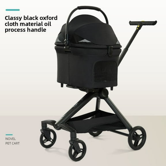Separate Portable Pet Cart Aluminum Alloy Dog Cart Puppy Cat Pet Out Cart