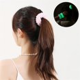 thumbnail image 1 of OOCA Chouchous Lumineux en Peluche pour Filles Bandeau Coloré pour Femmes Porte-Queue de Cheval Accessoires de Mode Élastiques, 1 of 7