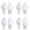 White 4PCS, variant on WUSUOWEI 1 Pairs White Gloves Lightweight UniformParade Cotton Gloves CoinJewelry Inspection Glove Prom Party Gloves for Wedding Party Supplies