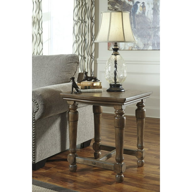 Ashley Tanshire Light Brown Square End Table T688 2 Com Ashley Tanshire Light Brown Square End, Ashley Tanshire Dining Table