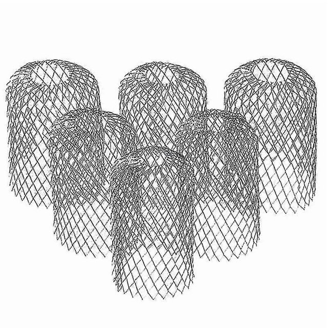 6 Pack Gutter 3 Inch Expandable Aluminium Filter Strainer Gutter Downspout For Stopping Blockage Le