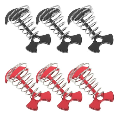 FRCOLOR 6 Pcs Blind Exhaust Window Camping Tent Ground Pegs