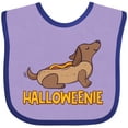 thumbnail image 3 of Inktastic Halloweenie Cute Dachshund in Hot Dog Costume Boys or Girls Baby Bib, 3 of 4